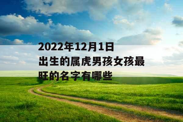 2022年12月1日出生的属虎男孩女孩最旺的名字有哪些 2022年12月1日出生的属虎男孩女孩最旺的名字有哪些
