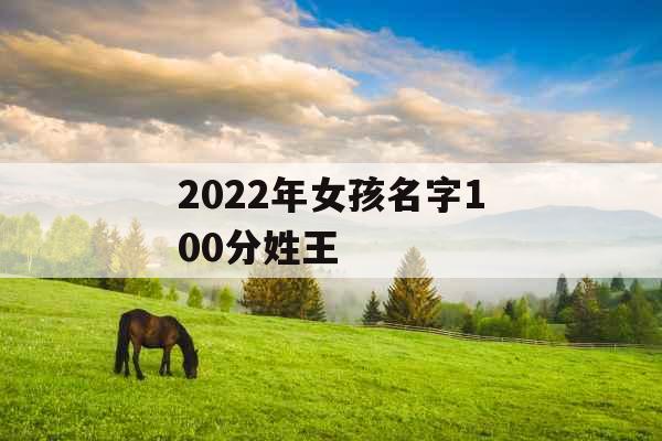 2022年女孩名字100分姓王